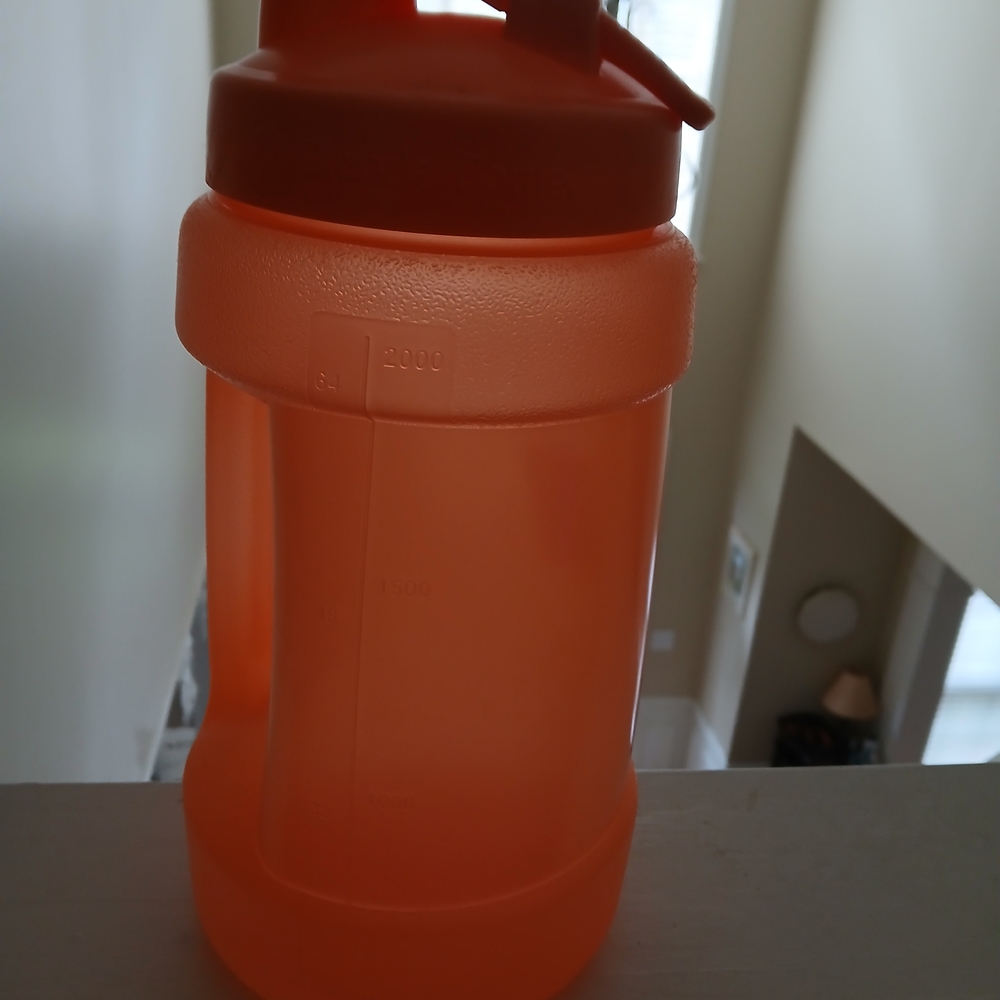 Large Orange Water Jug